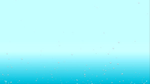 蓝色水泡上升动画12秒视频