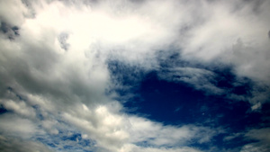 天空上快速翻转的云层13秒视频