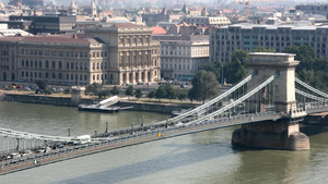 布达佩斯城市景观延时6秒视频