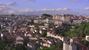 葡萄牙里斯本房屋风景15秒视频