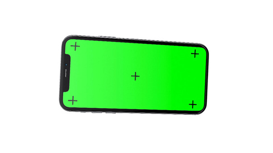 手机x与绿色屏幕和RGB阿尔法通道全高清[品牌手机]视频