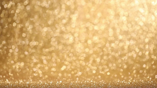 金色闪光发光圣诞抽象背景视频