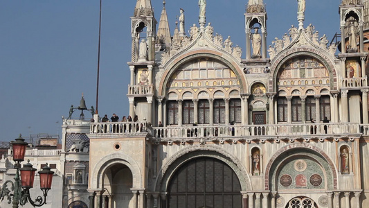 意大利威尼斯的教堂视频