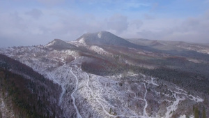 山中冬季景观29秒视频
