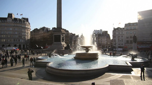 英国伦敦的喷泉6秒视频
