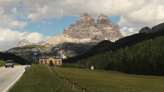 意大利的阿尔卑斯山视频