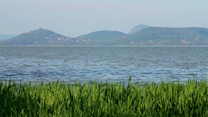 匈牙利巴拉顿湖的景观18秒视频