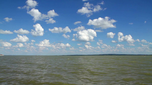 匈牙利巴拉顿湖的景观20秒视频