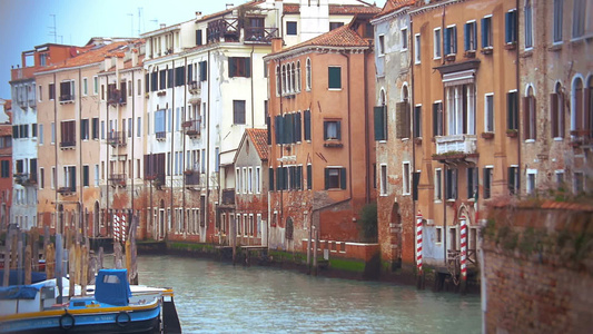经典的威尼斯城市景观视频