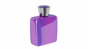 紫色的香水瓶20秒视频