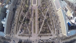 俄罗斯伏尔加格勒市中心34秒视频
