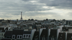 巴黎城市建筑全景32秒视频