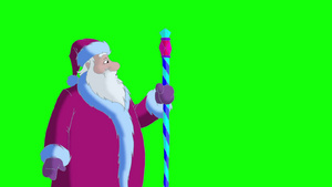 圣诞老人吹东西 11秒视频