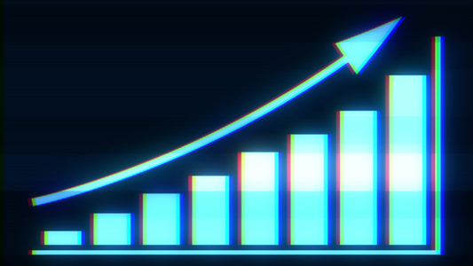 商业增长信息图表视频