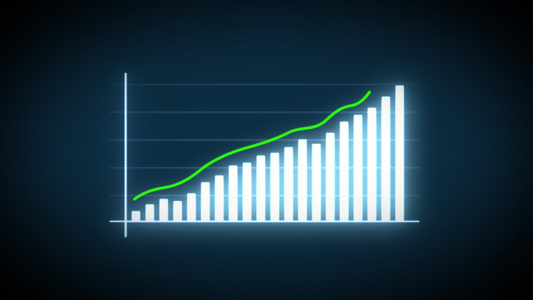商业增长的信息图表视频