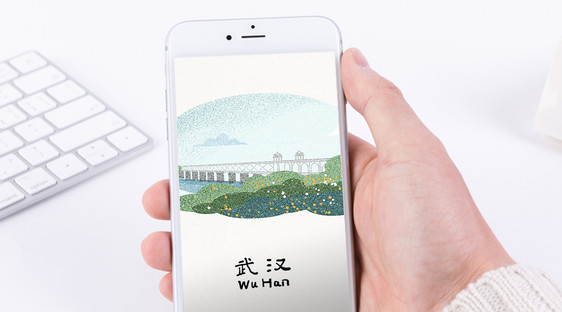 武汉地标手机海报配图图片