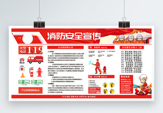 消防安全宣传展板和谐社会高清图片素材