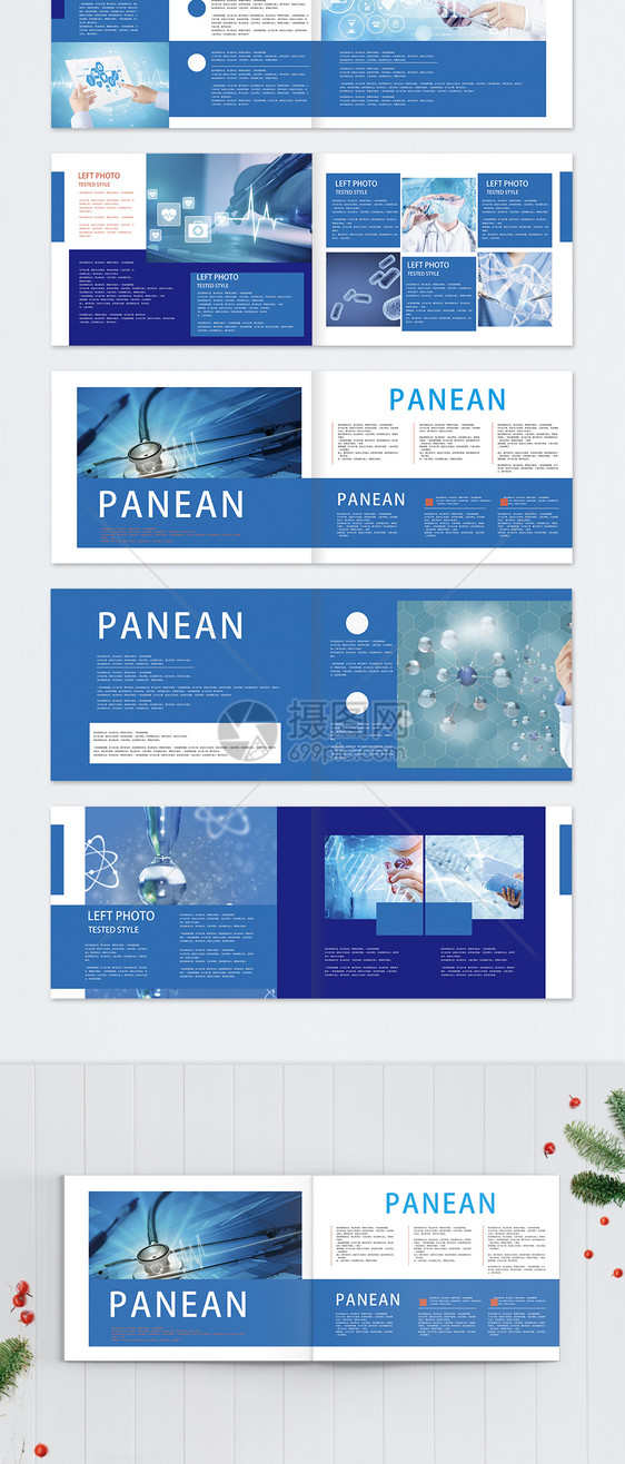 医疗宣传画册整套图片
