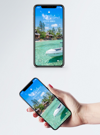 夏日海岛手机壁纸图片