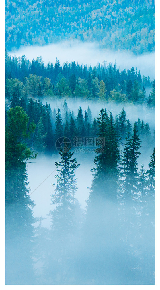 云雾缭绕手机壁纸图片