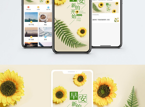 早安手机海报配图图片