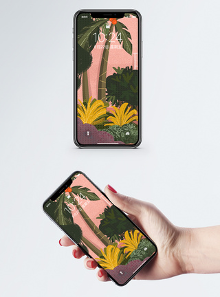 夏日植物手机壁纸图片