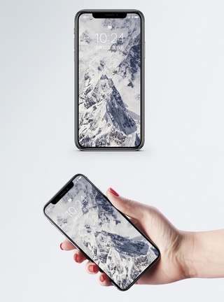 陡峭雪山西藏雪山手机壁纸模板