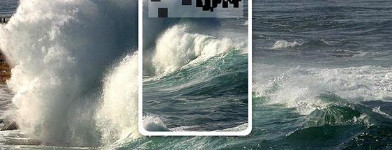 海啸手机海报配图图片