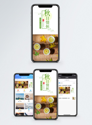 秋日情怀秋天手机海报配图图片