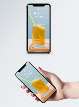柠檬茶手机壁纸图片
