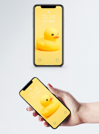 小黄鸭手机壁纸图片