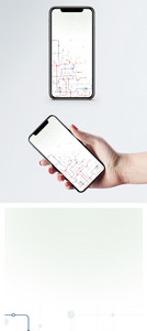 科技感线条手机壁纸图片