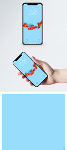 草莓手机壁纸图片