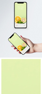 柠檬薄荷手机壁纸图片