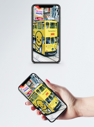 双层巴士手机壁纸图片