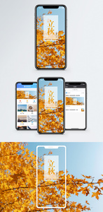 立秋手机海报配图图片