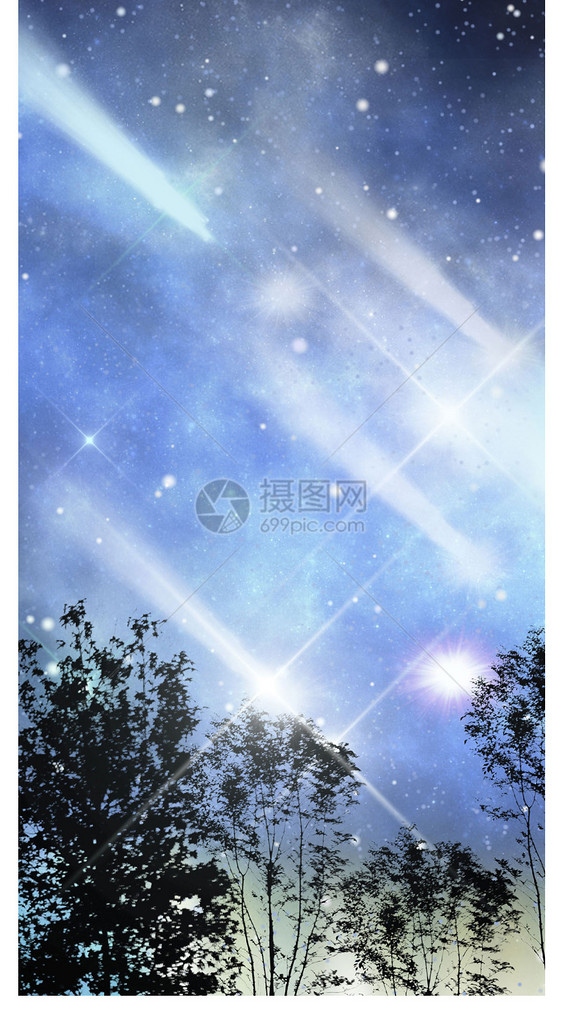 璀璨星空手机壁纸图片