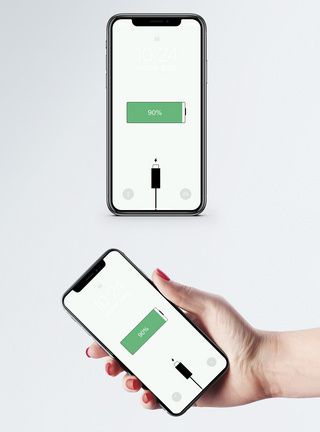 充电创意个性手机壁纸模板