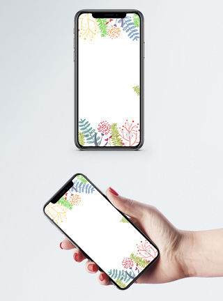 花卉装饰手机壁纸图片