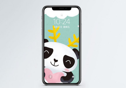 可爱熊猫手机壁纸高清图片