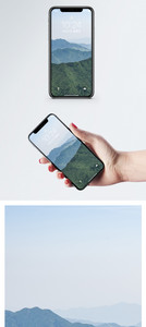 峰峦叠嶂手机壁纸图片