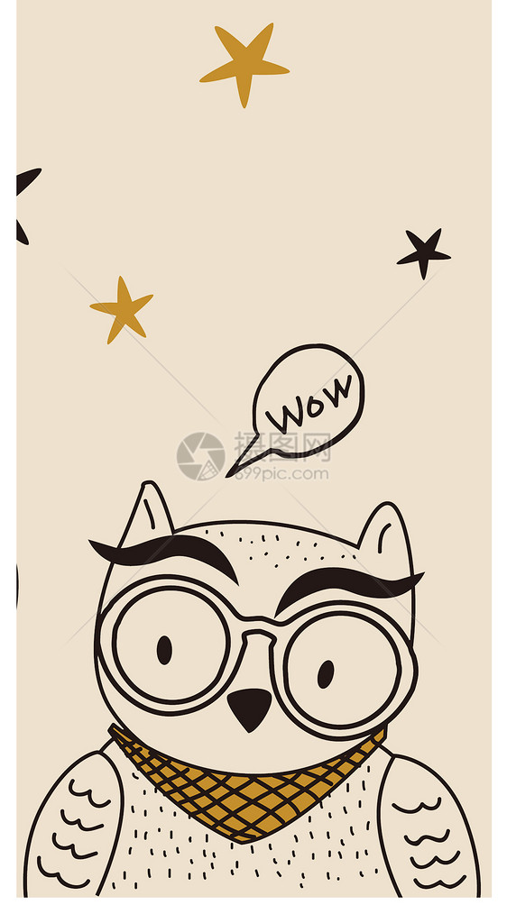 猫头鹰手机壁纸图片