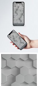 立体几何手机壁纸图片