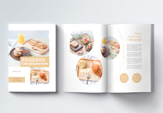 美食蛋糕画册整套食物高清图片素材