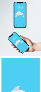 海豚手机壁纸图片