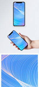 渐变线条手机壁纸图片