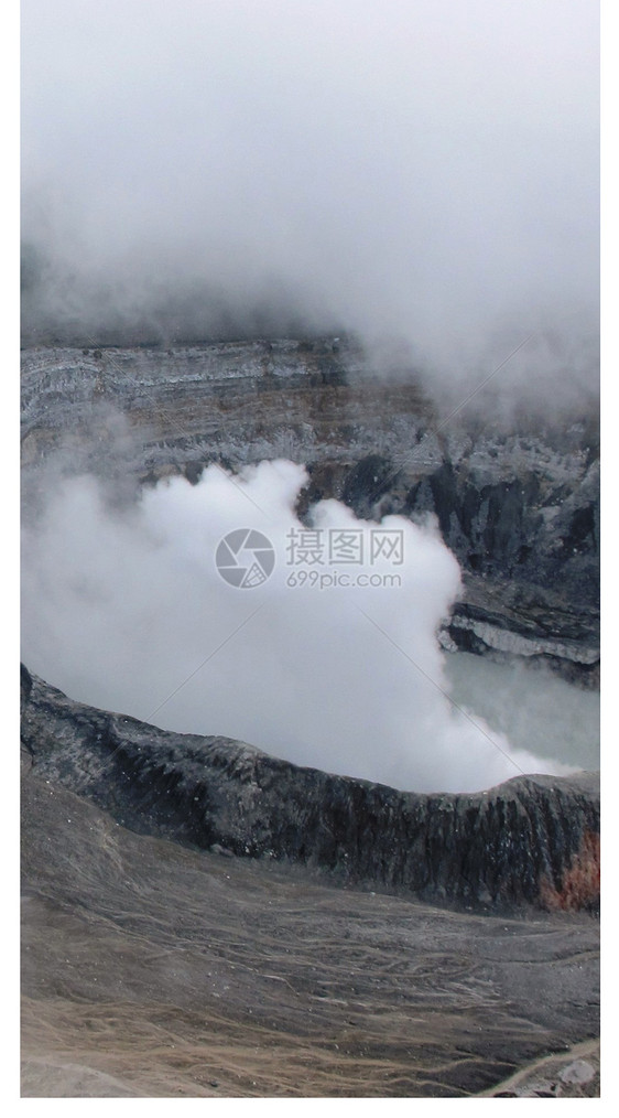 波阿斯火山口手机壁纸图片