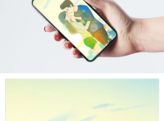 浪漫情侣手机壁纸图片
