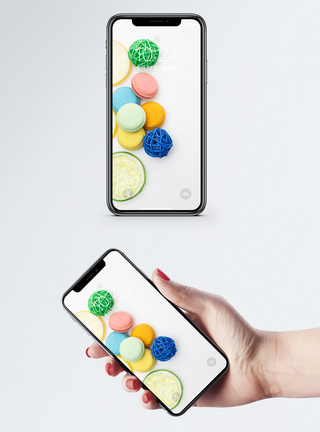 创意组合创意甜品手机壁纸模板