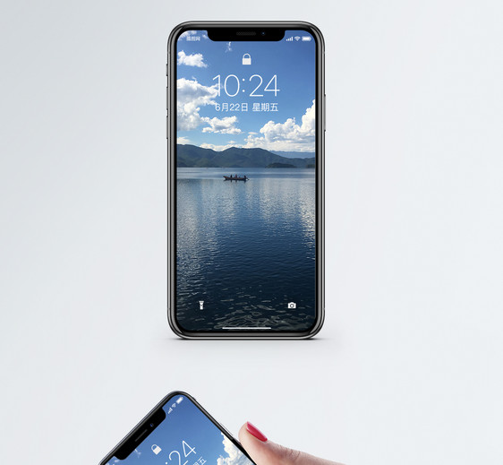 美丽的泸沽湖手机壁纸图片